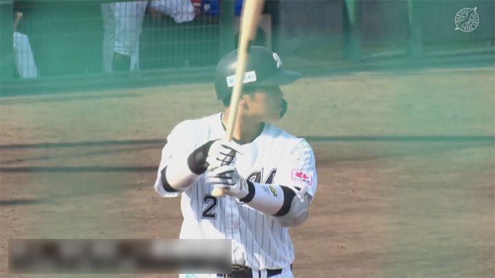 ファーム】松川虎生が公式戦初ホームラン 逆方向への一発｜パ・リーグ