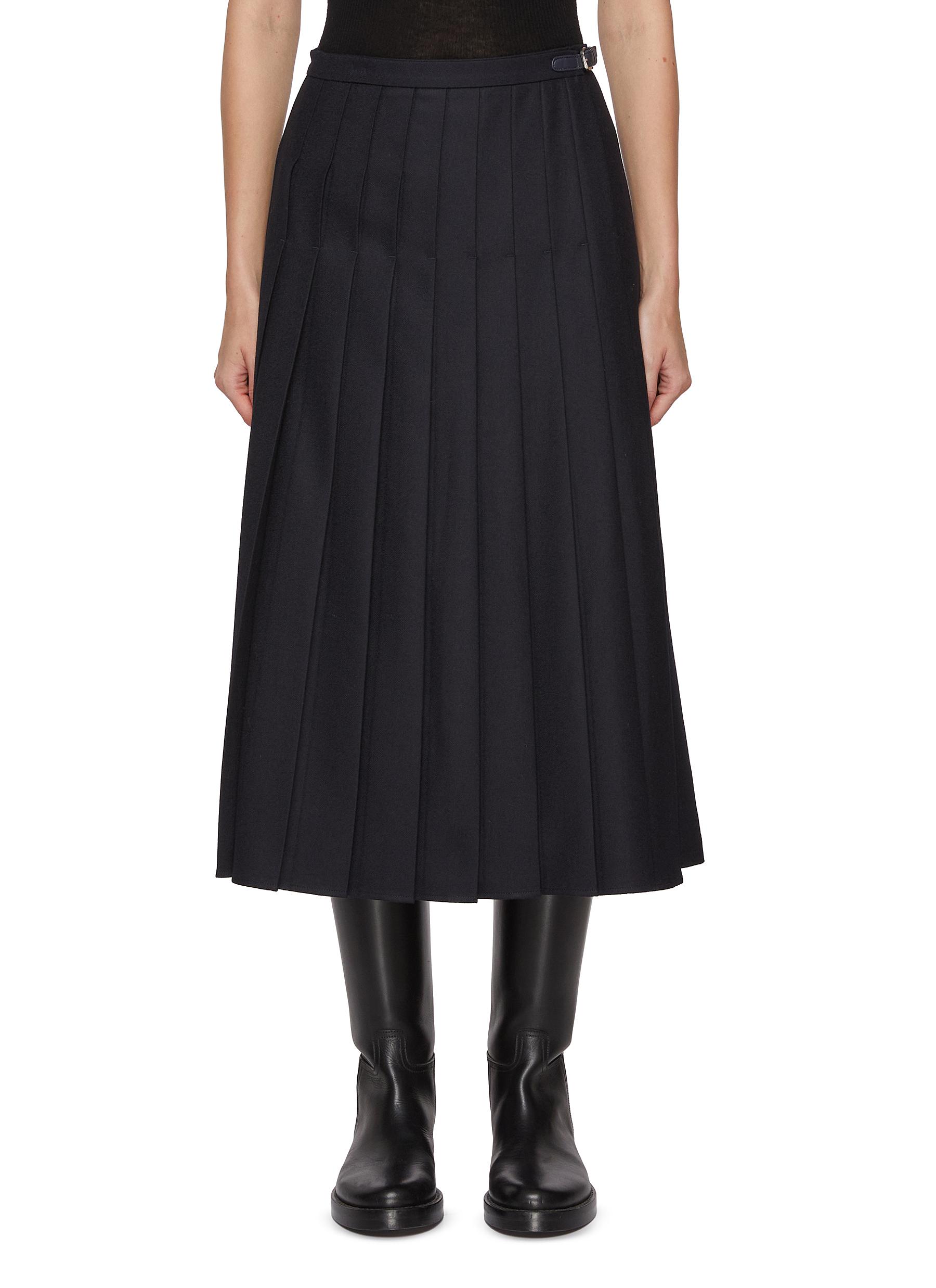 LE17SEPTEMBRE | Pleated Wrap Wool Skirt | Women | Lane Crawford