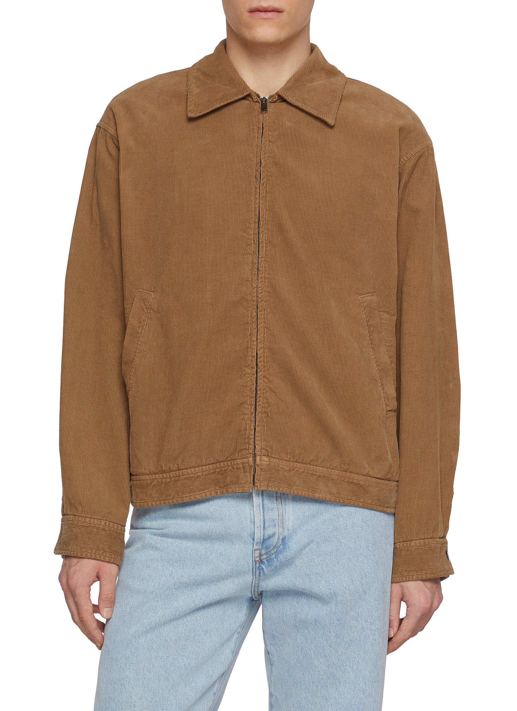 THE ROW | Noggu Corduroy Zip Up Jacket | Men | Lane Crawford