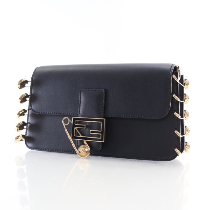 Fendi x Versace Fendace Brooch Baguette - Luxe Du Jour