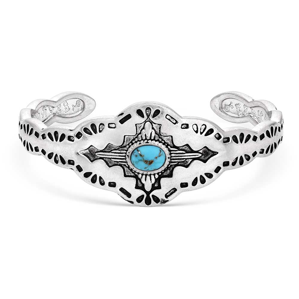Montana Skies Turquoise Cuff Bracelet | Montana Silversmiths