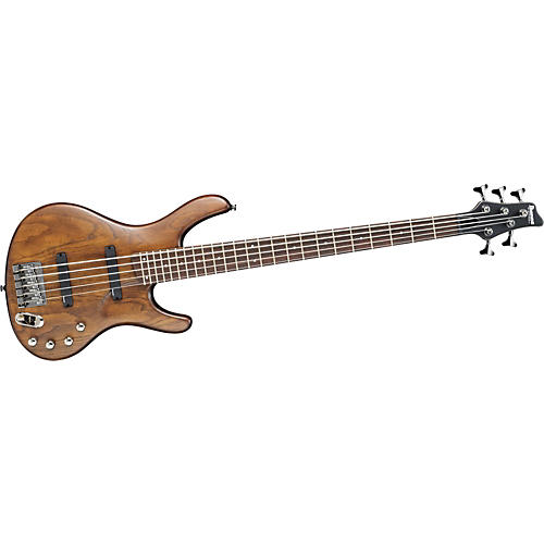 Ibanez EDB555 5-String Electric Bass Guitar Flat Walnut