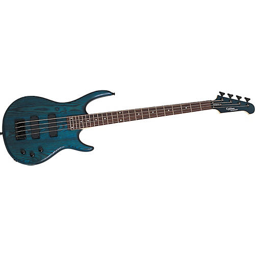 Epiphone Embassy Standard IV 4-String Bass Transparent Blue