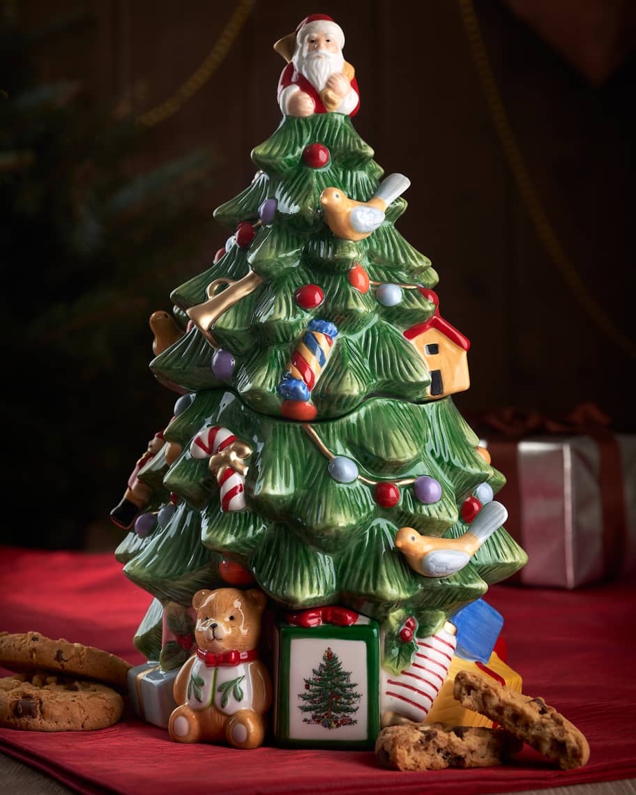 Spode Christmas Tree Cookie Jar | Neiman Marcus