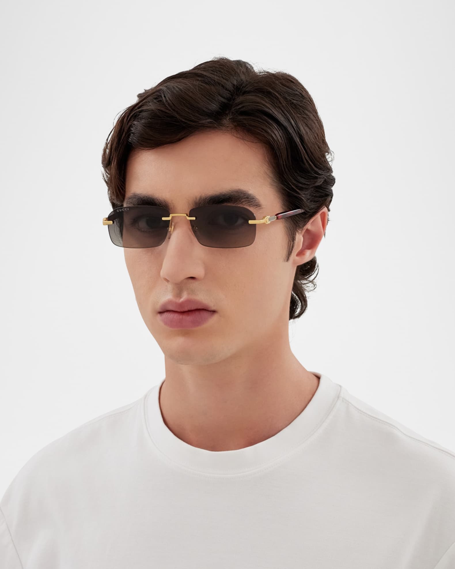Gucci Rimless Glasses Sunglasses リムレス GUCCI EYEWEAR Lettering