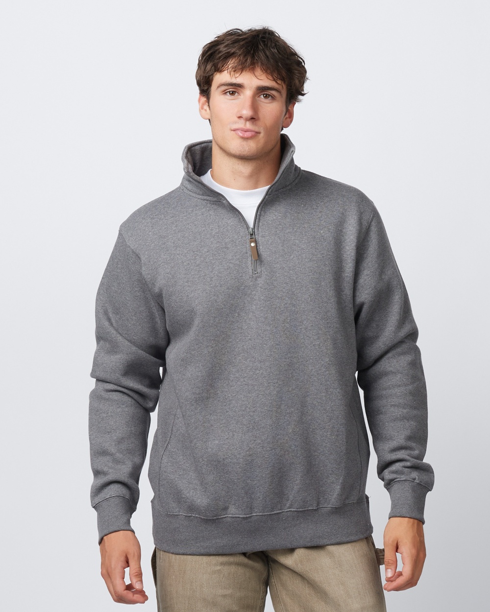 Enza® 35479 Adult Quarter Zip Fleece Pullover - One Stop