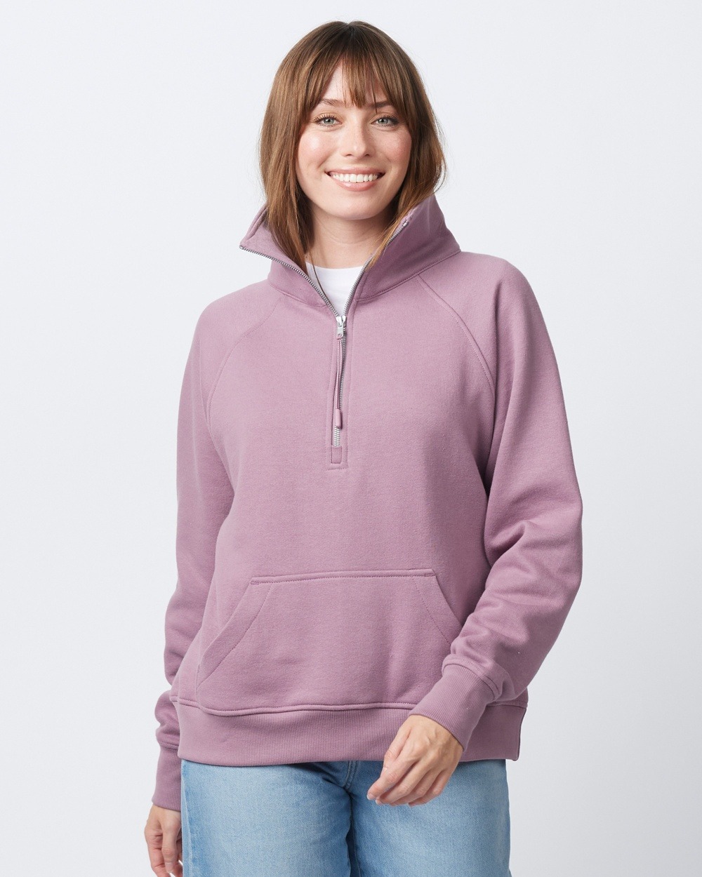 Enza® 31179 Ladies Boxy Half Zip Fleece - One Stop