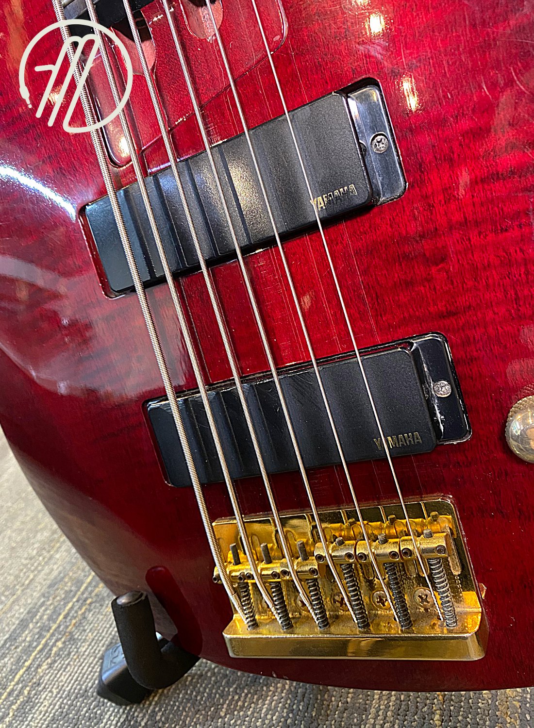 Yamaha RBX6JM John Myung 6-String Ruby Red Bass, No Case USED