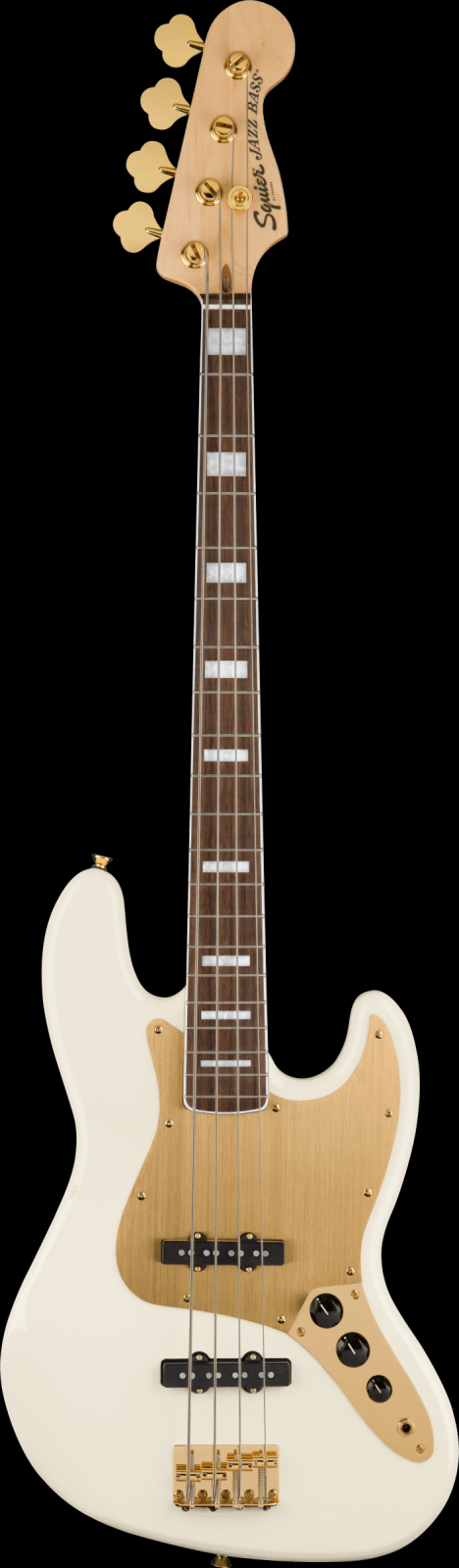 Squier 40th Anniversary Jazz Bass®, Gold Edition, Laurel