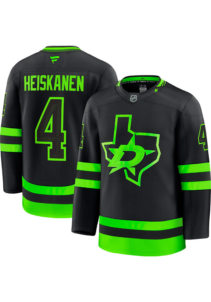 Miro Heiskanen Dallas Stars Mens BLACK Alt Premium Hockey Jersey