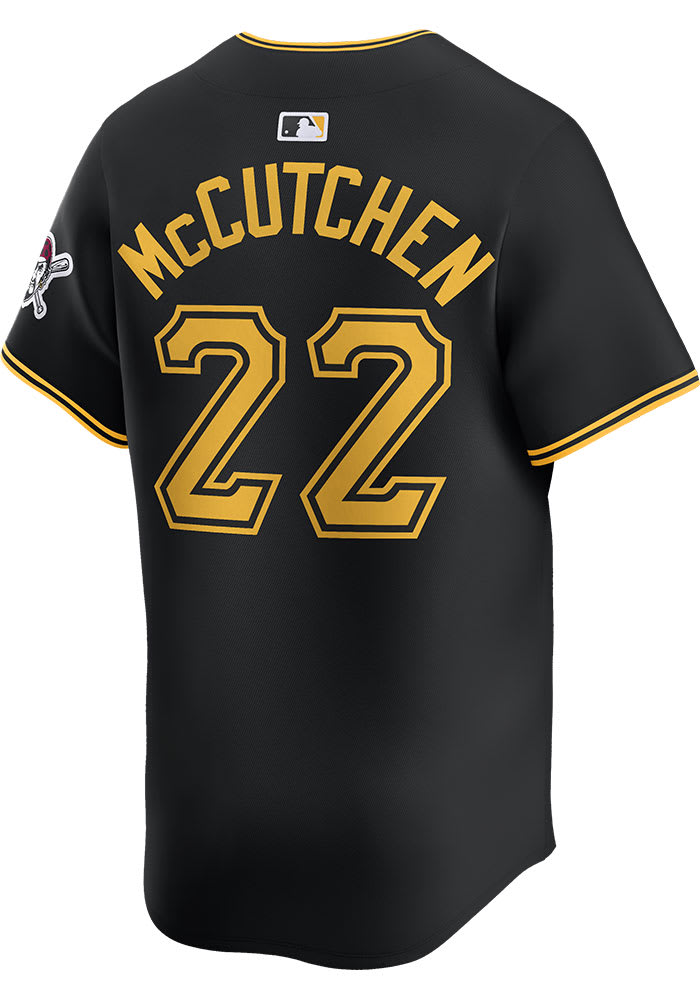 Andrew McCutchen Pittsburgh Pirates Mens BLACK Alt 2024 Limited