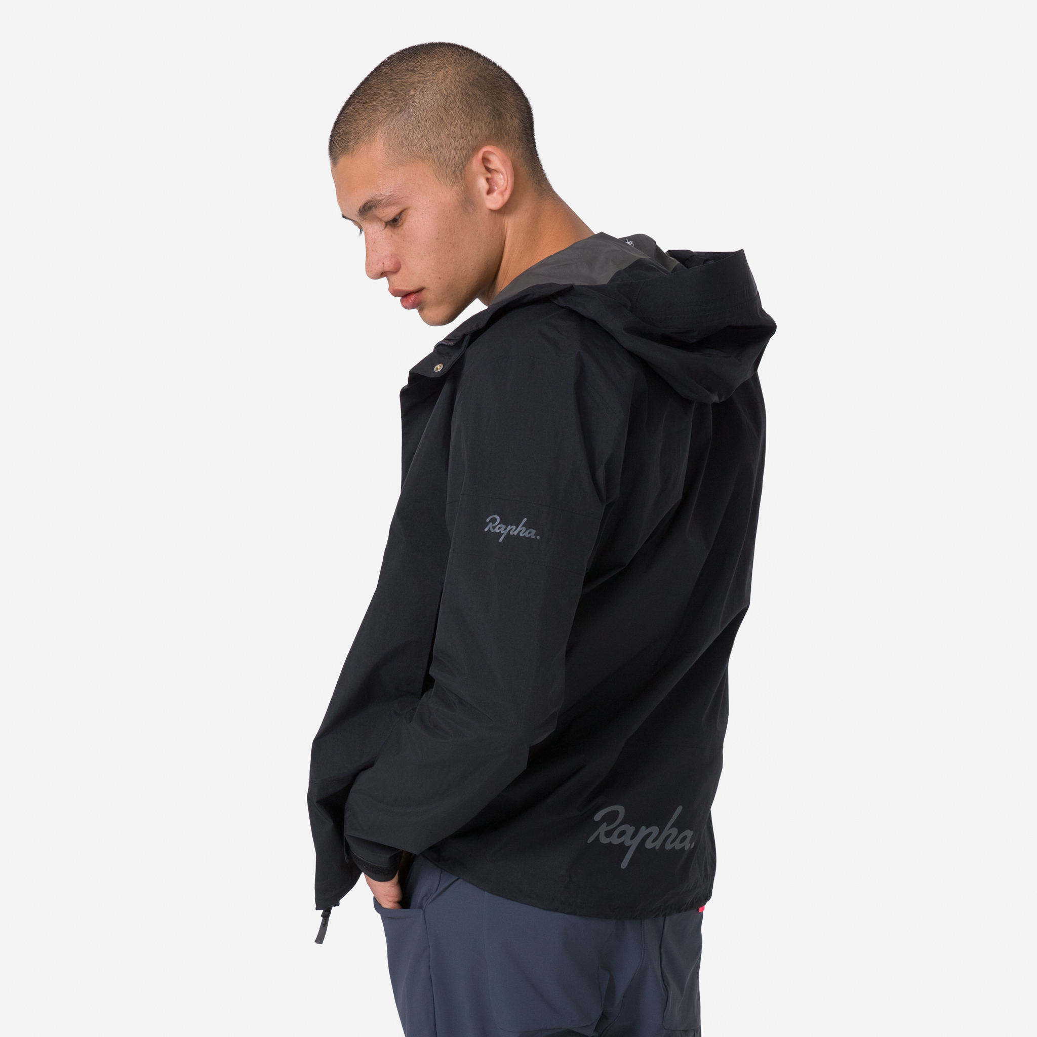 ラファ メンズ GORE-TEX フーデッド レインジャケット Sサイズ ラファ