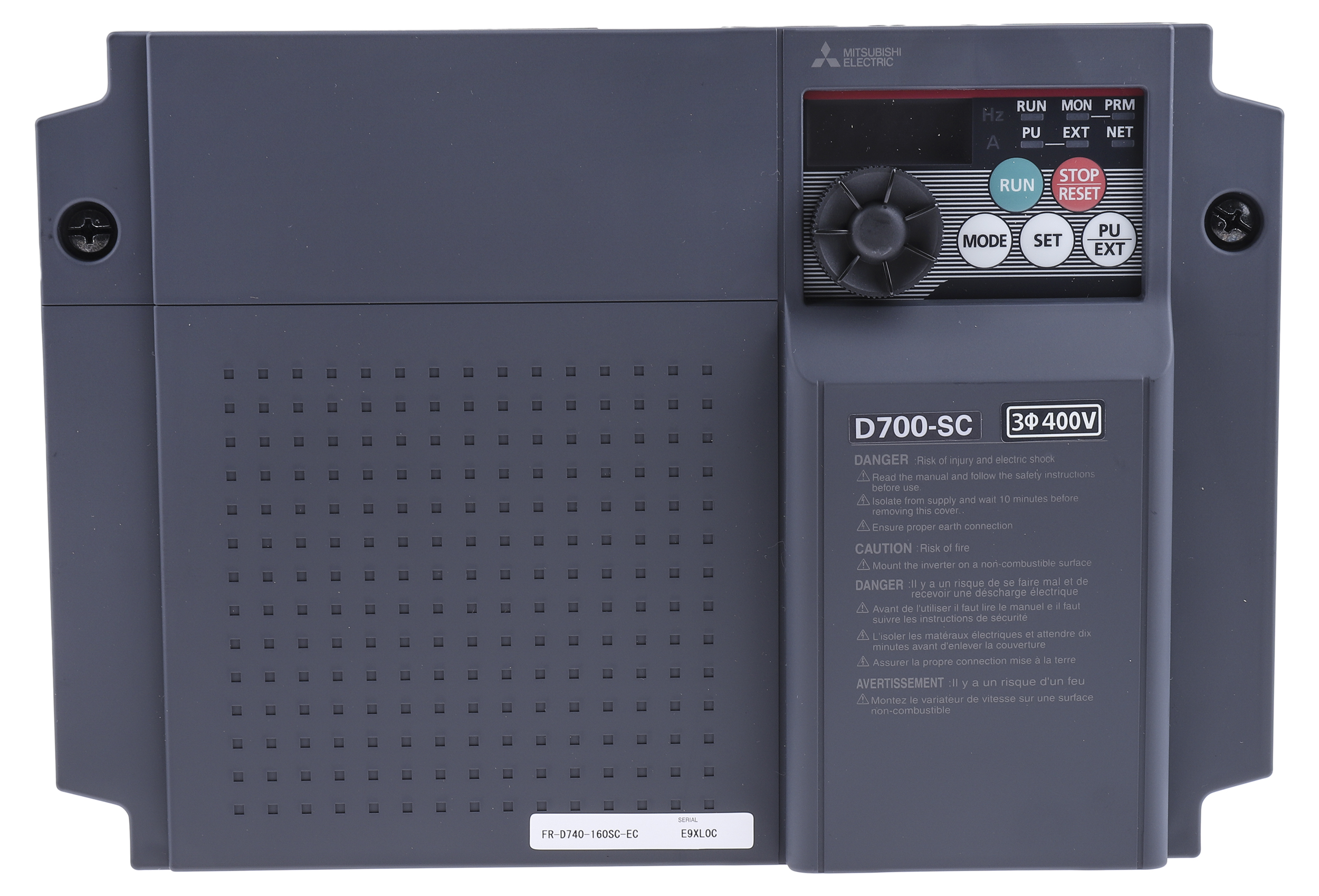 FR-D740-160SC-EC | 三菱電機 インバータ 7.5 kW 3相 480 V, FR-D740 6