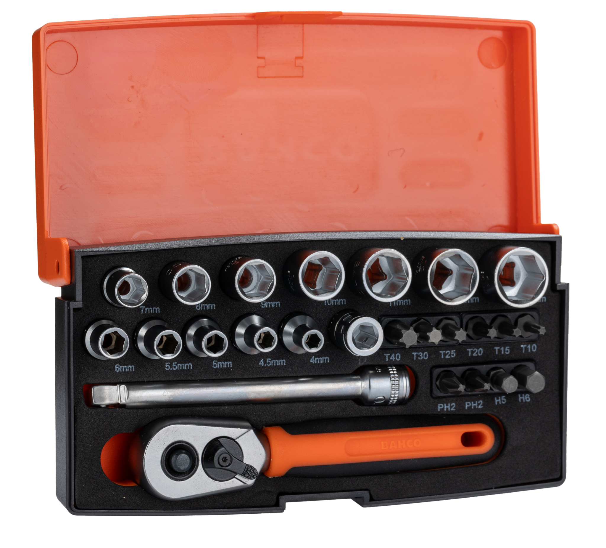 バーコ 1/ 4ソケットセット ソケットレンチセット SL25L 返品種別B