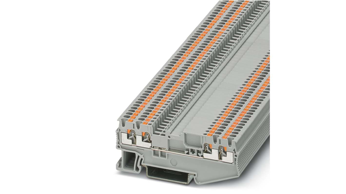Phoenix Contact, 3210328 CLIPLINE PT DINレール端子台 400 V グレー