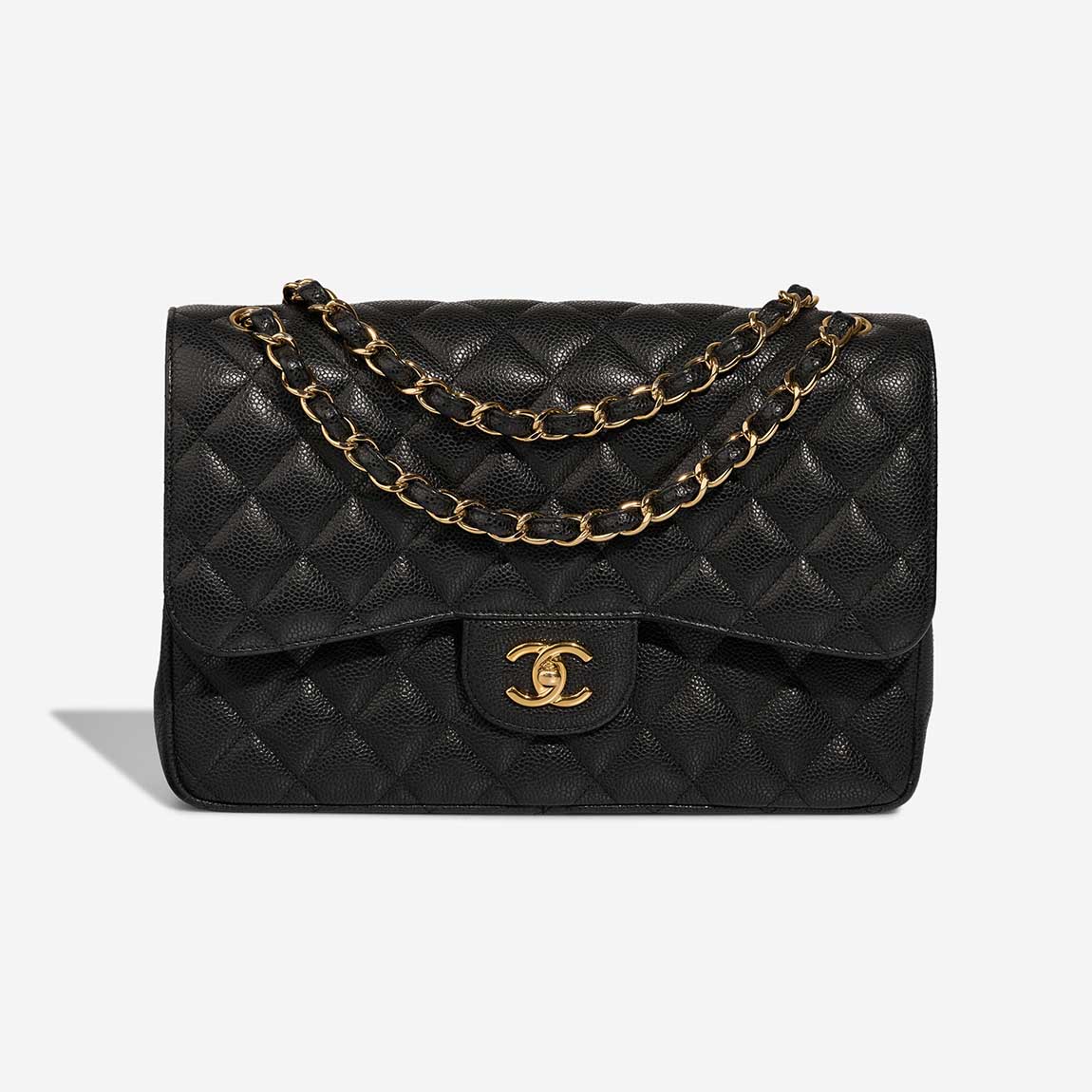Chanel Timeless Jumbo Caviar Black | SACLÀB