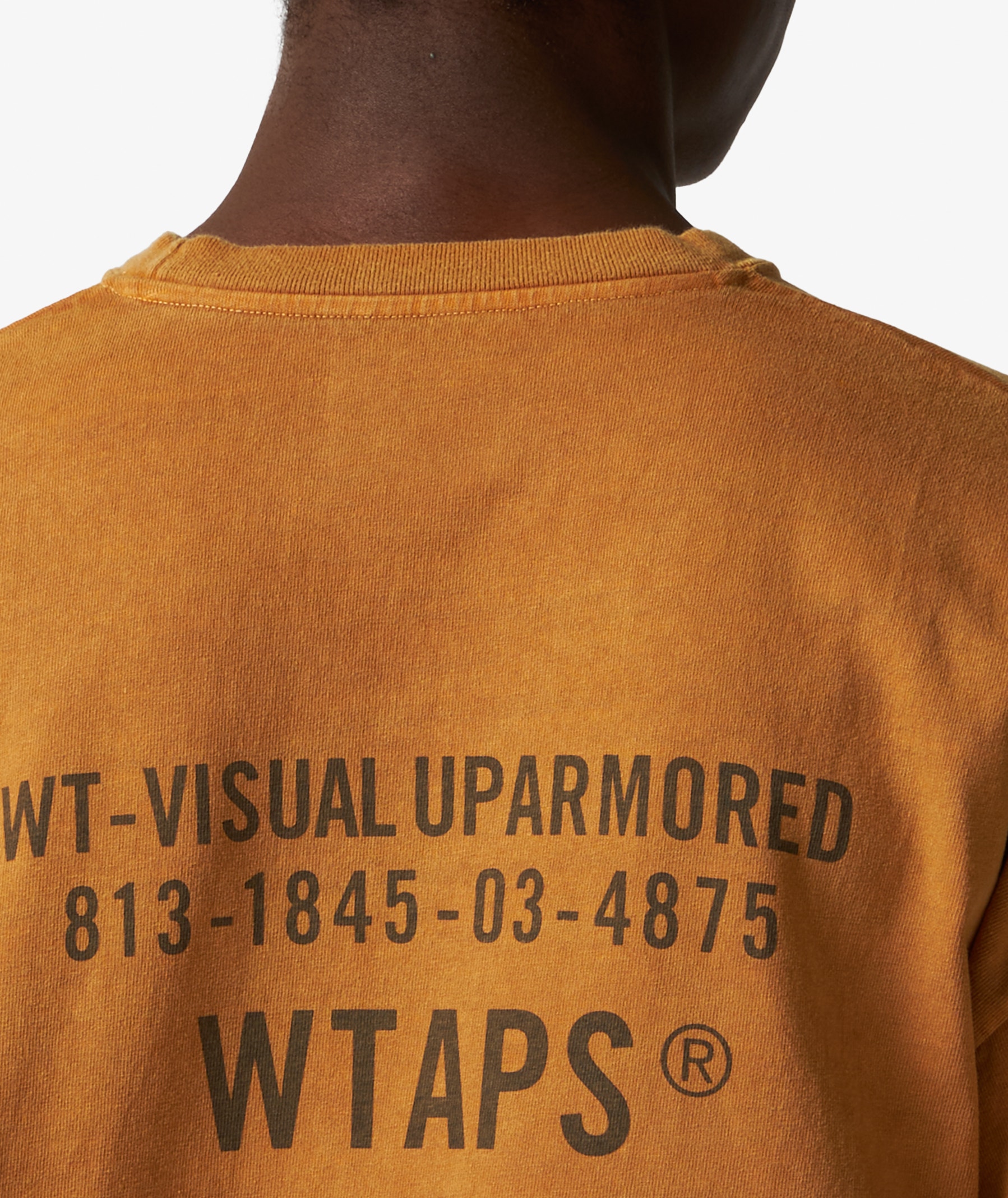 WTAPS Spec Long Sleeve T-Shirt in Orange | SVD USA