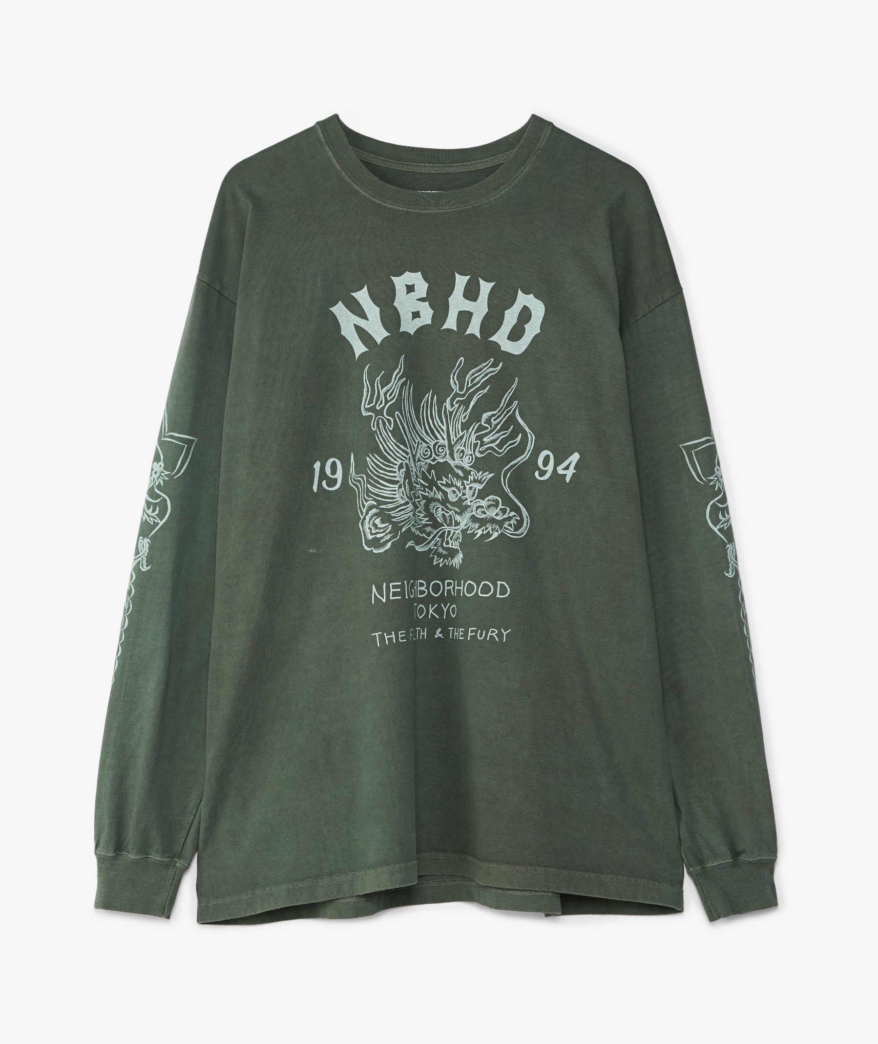 Neighborhood NH 14 Long Sleeve T-Shirt | Charcoal | SVD USA