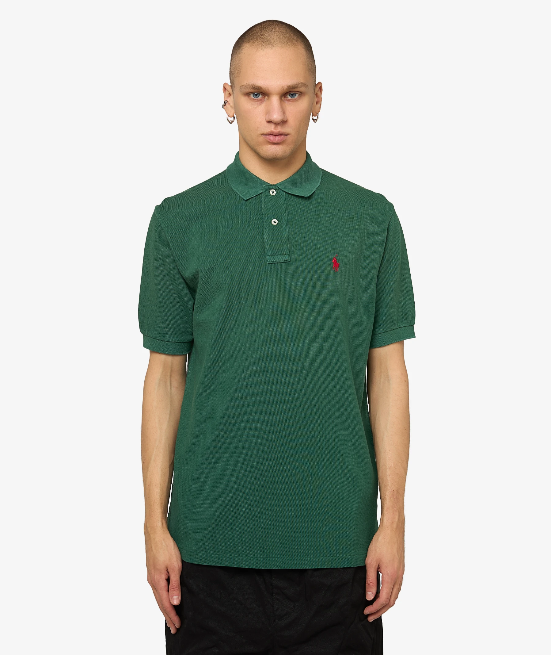 Polo Ralph Lauren Original Fit Mesh Polo Shirt | Green | SVD USA