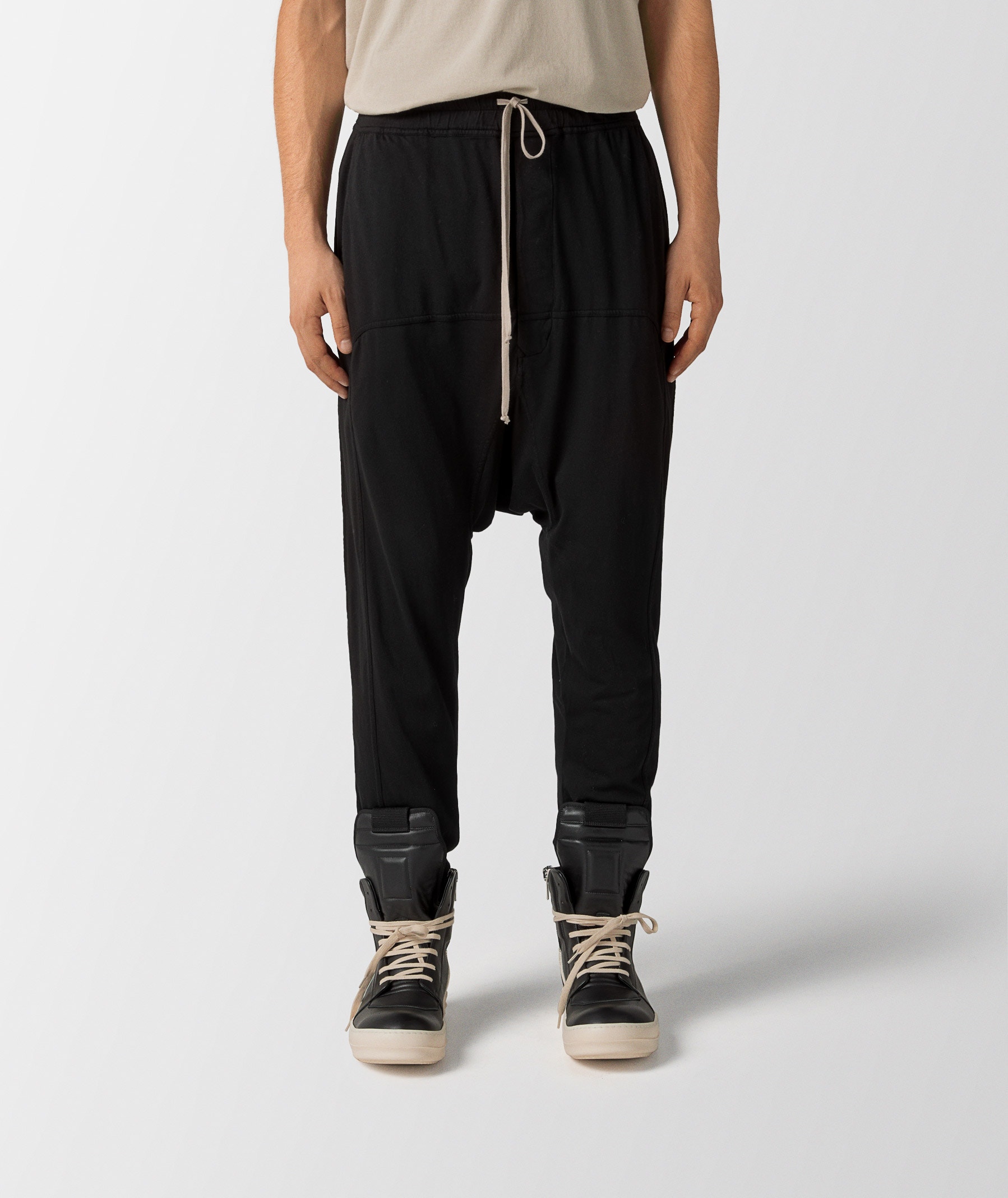 Black Rick Owens DRKSHDW Prisoner Drawstring Pants | SVD