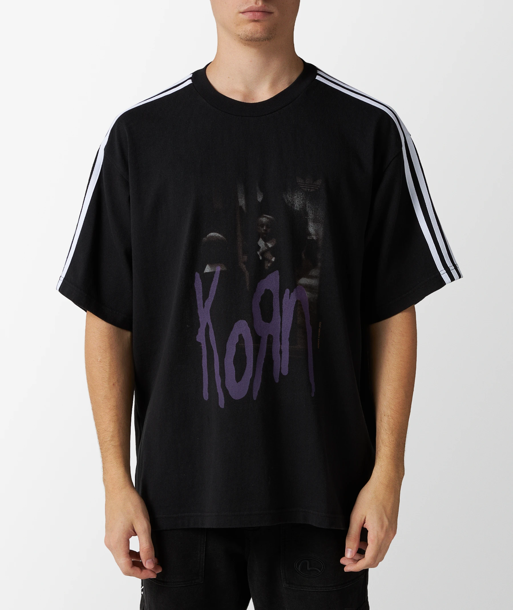 Black adidas Graphic T-Shirt x Korn | SVD