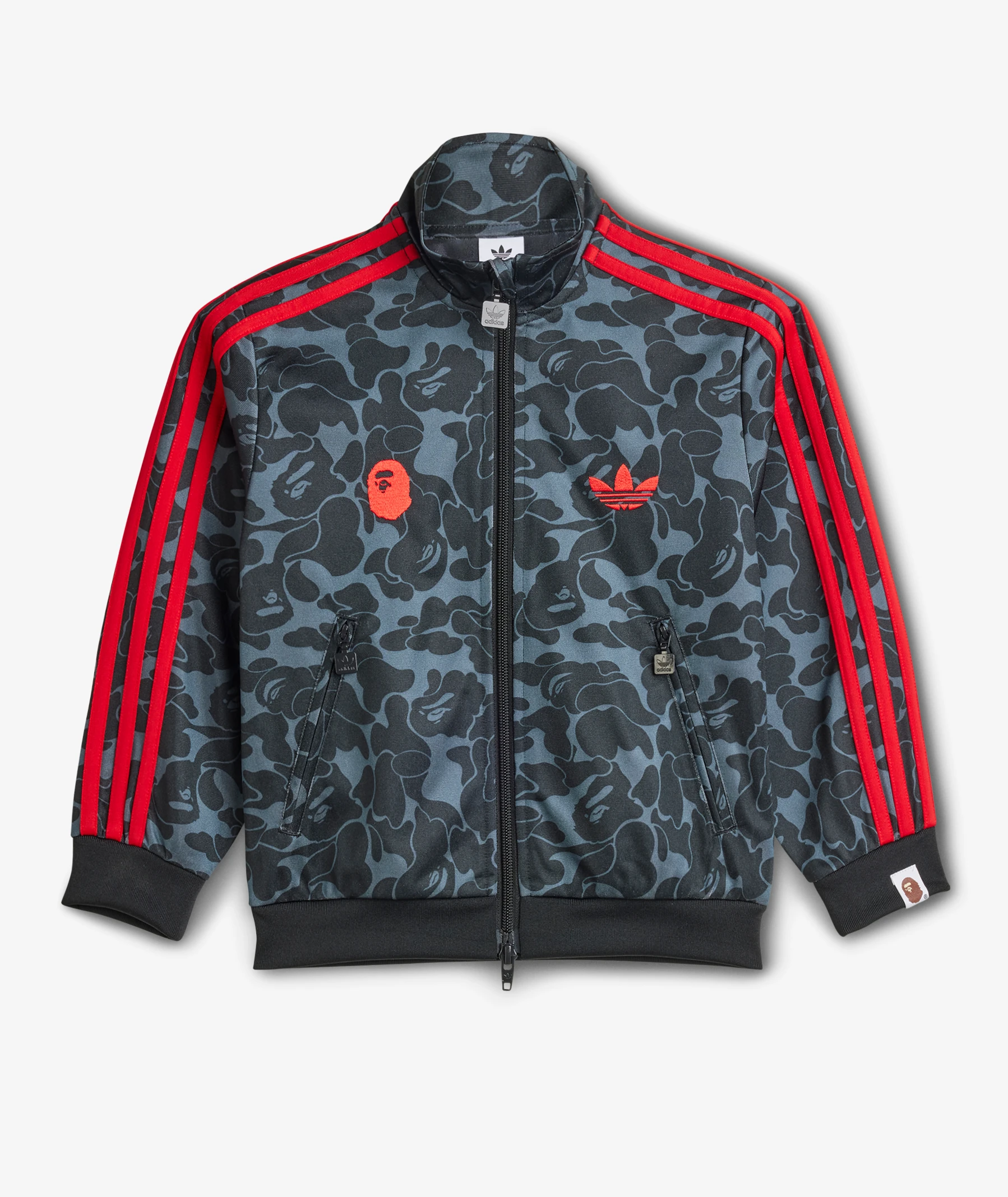 adidas Kid's Firebird Tracksuit x BAPE in Black | SVD USA