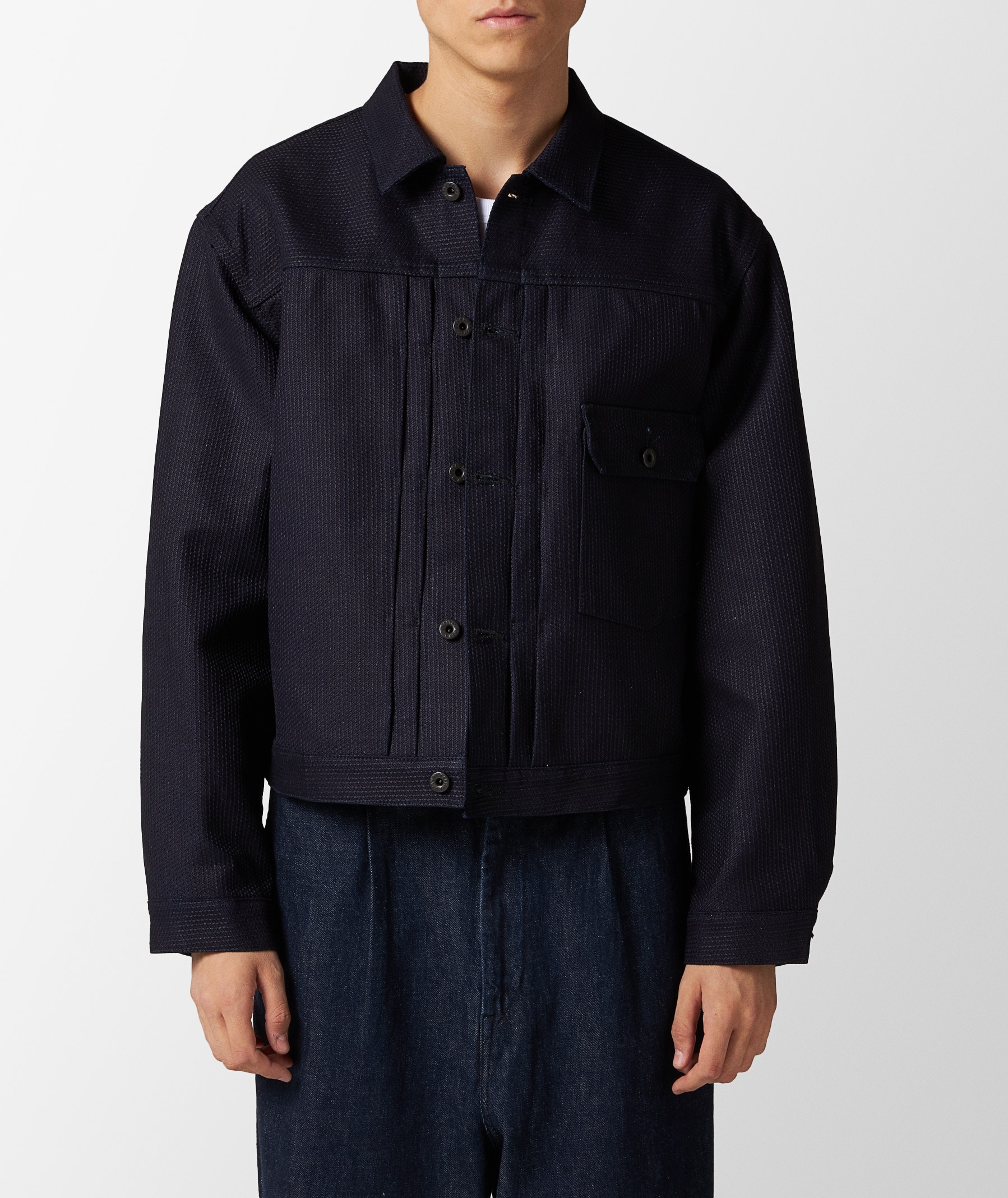 KAPITAL 11.5oz Denim Mexican Tuxedo Westerner Jacket in Blue | SVD