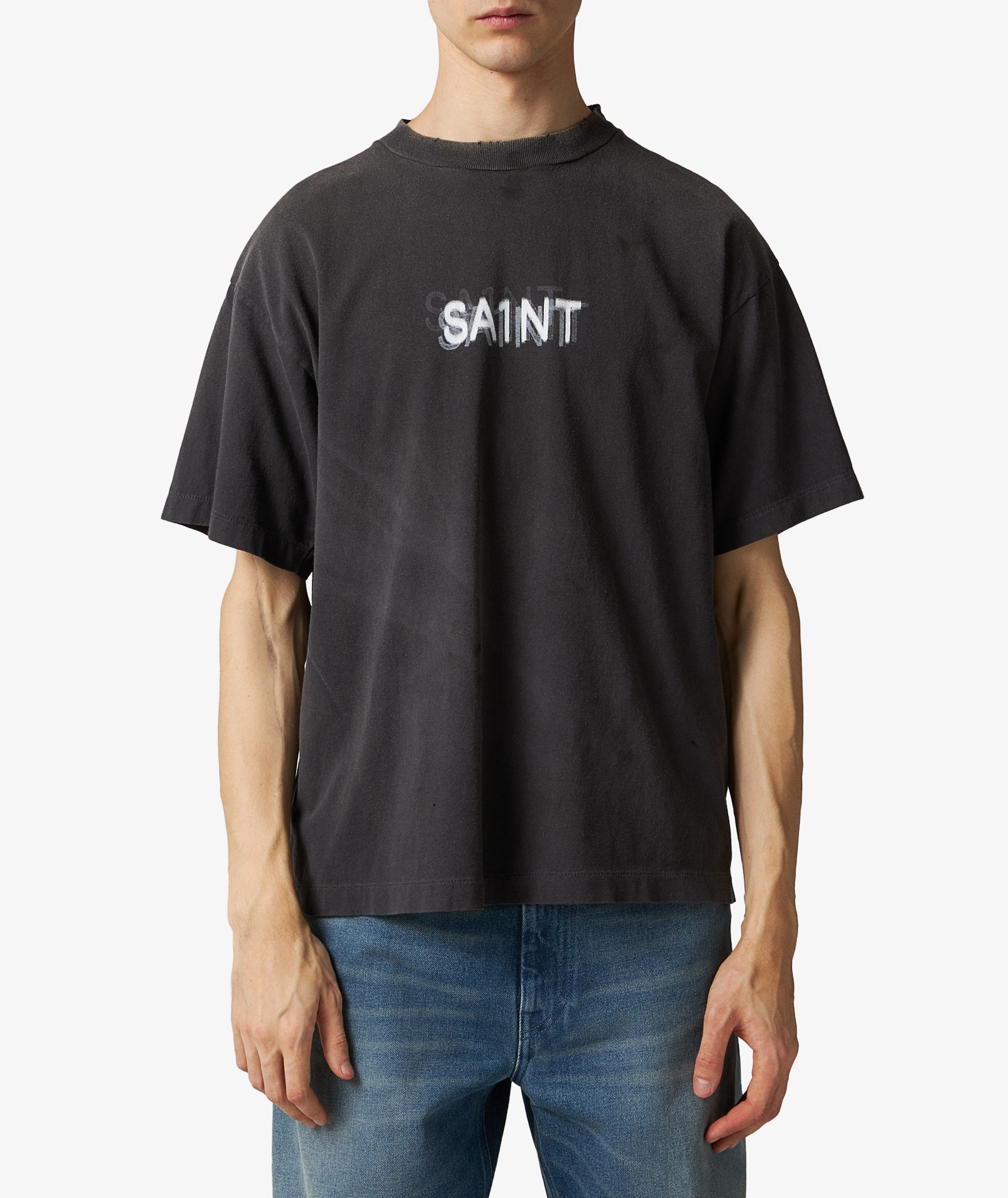 SAINT Mxxxxxx Seven Deadly T-Shirt in Dark Gray | SVD USA