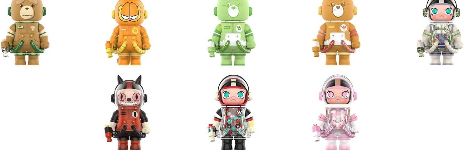 米国ポップマートスペースモリー メガ 100% シリーズ3 ブラインド