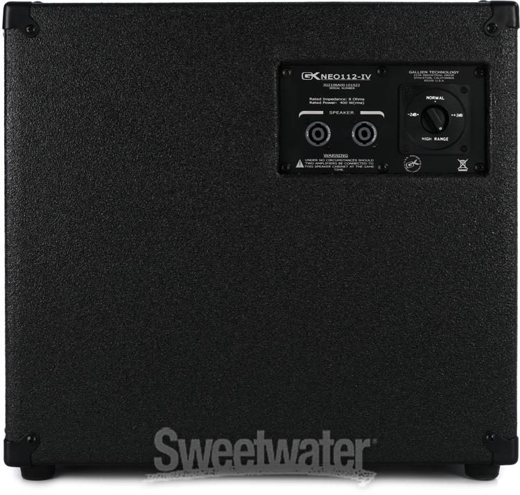 Gallien-Krueger NEO IV 1x12-inch 400W 8-ohm Bass Cabinet with
