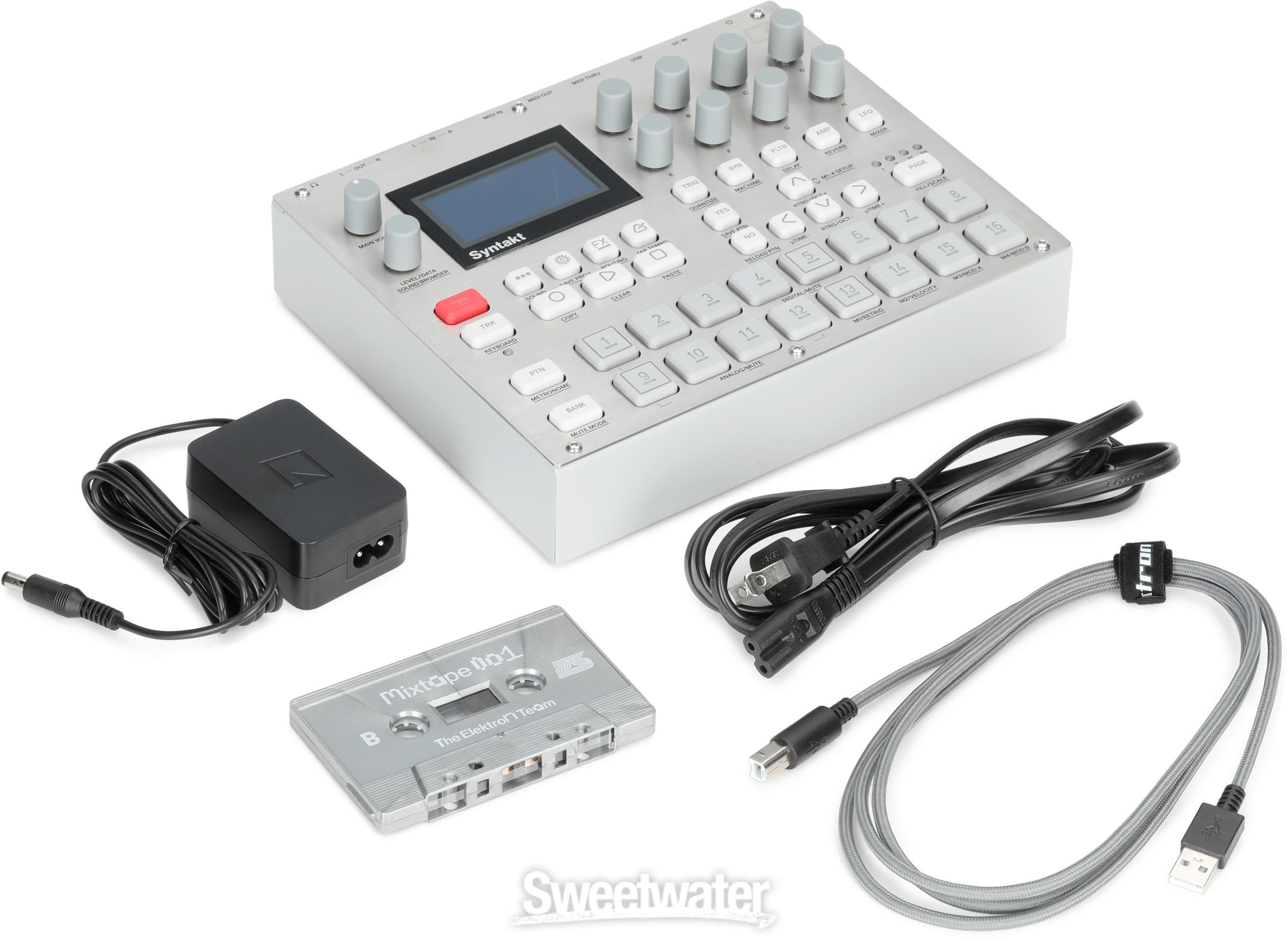 Elektron Syntakt E25 Edition 12-voice Drum Computer and