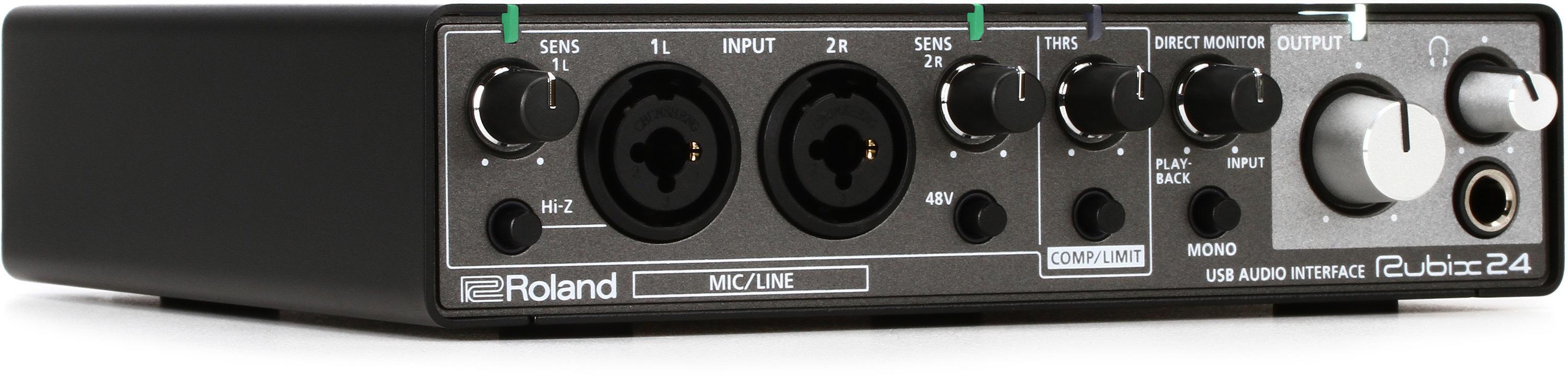 Roland Rubix 24 USB Audio Interface | Sweetwater