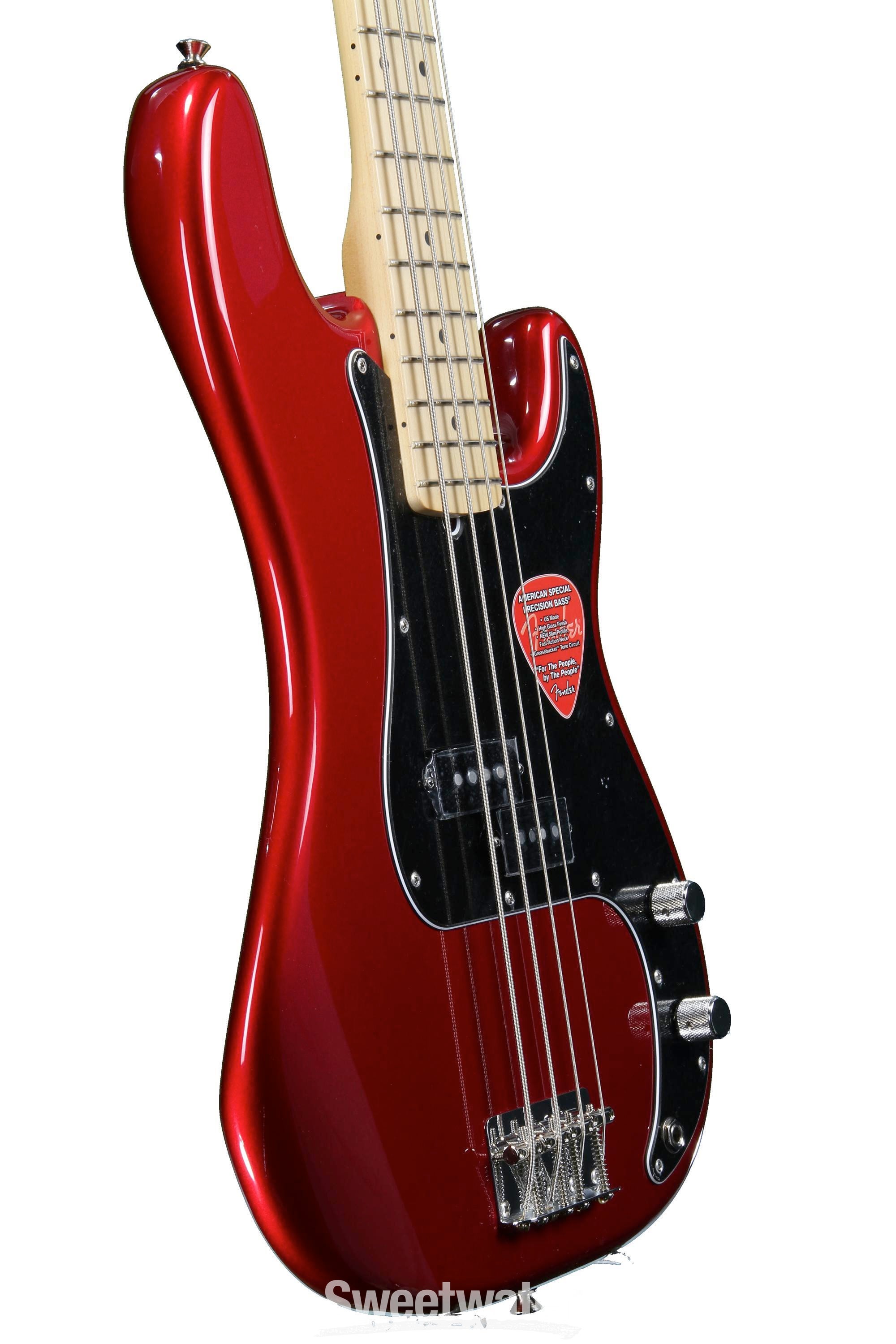 Fender American Special Precision Bass - Candy Apple Red | Sweetwater