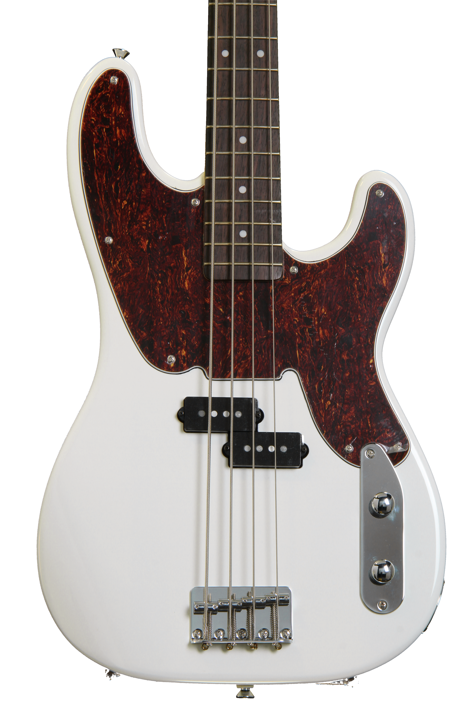 Squier Mike Dirnt PBass - White | Sweetwater