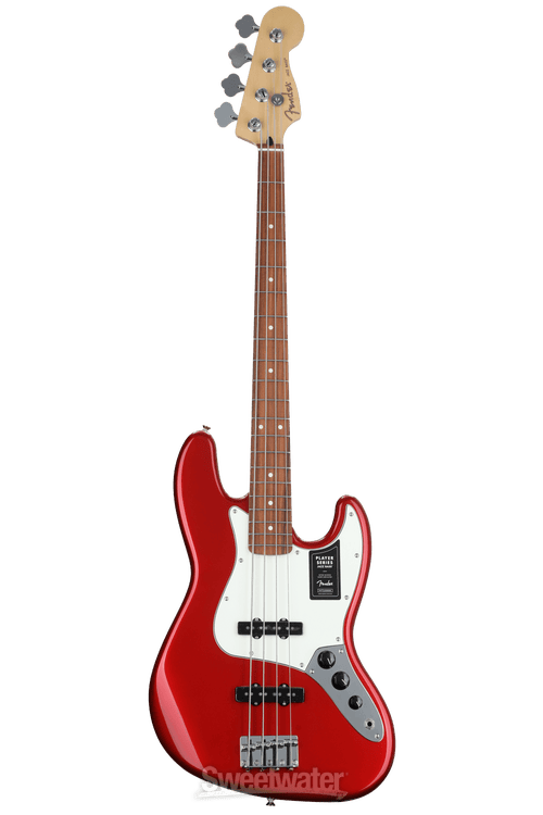 Fender Player Jazz Bass - Candy Apple Red with Pau Ferro