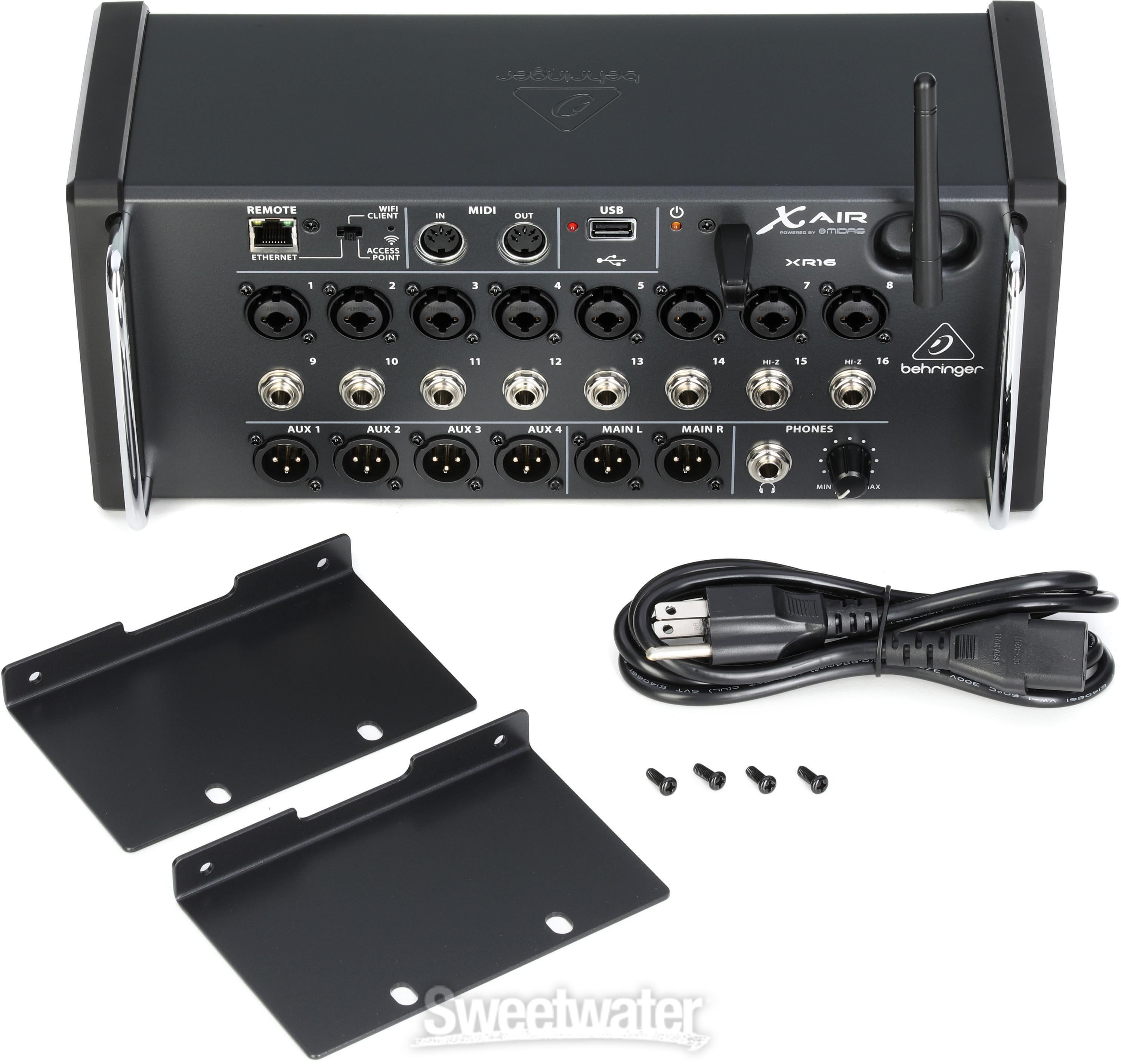 Behringer X Air XR16 16-channel Tablet-controlled Digital Mixer