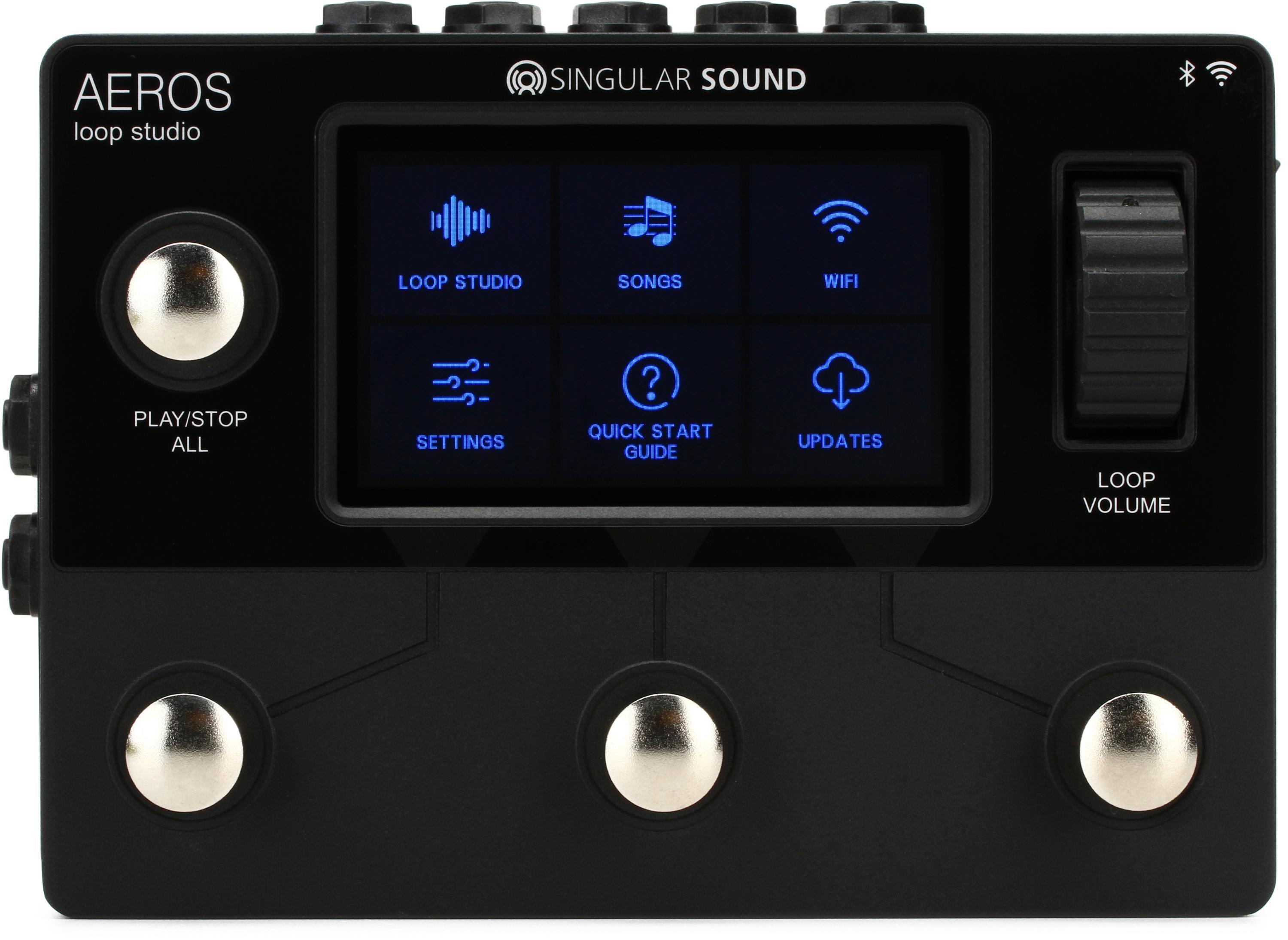 Singular Sound Aeros Loop Studio Stereo Looper Pedal | Sweetwater