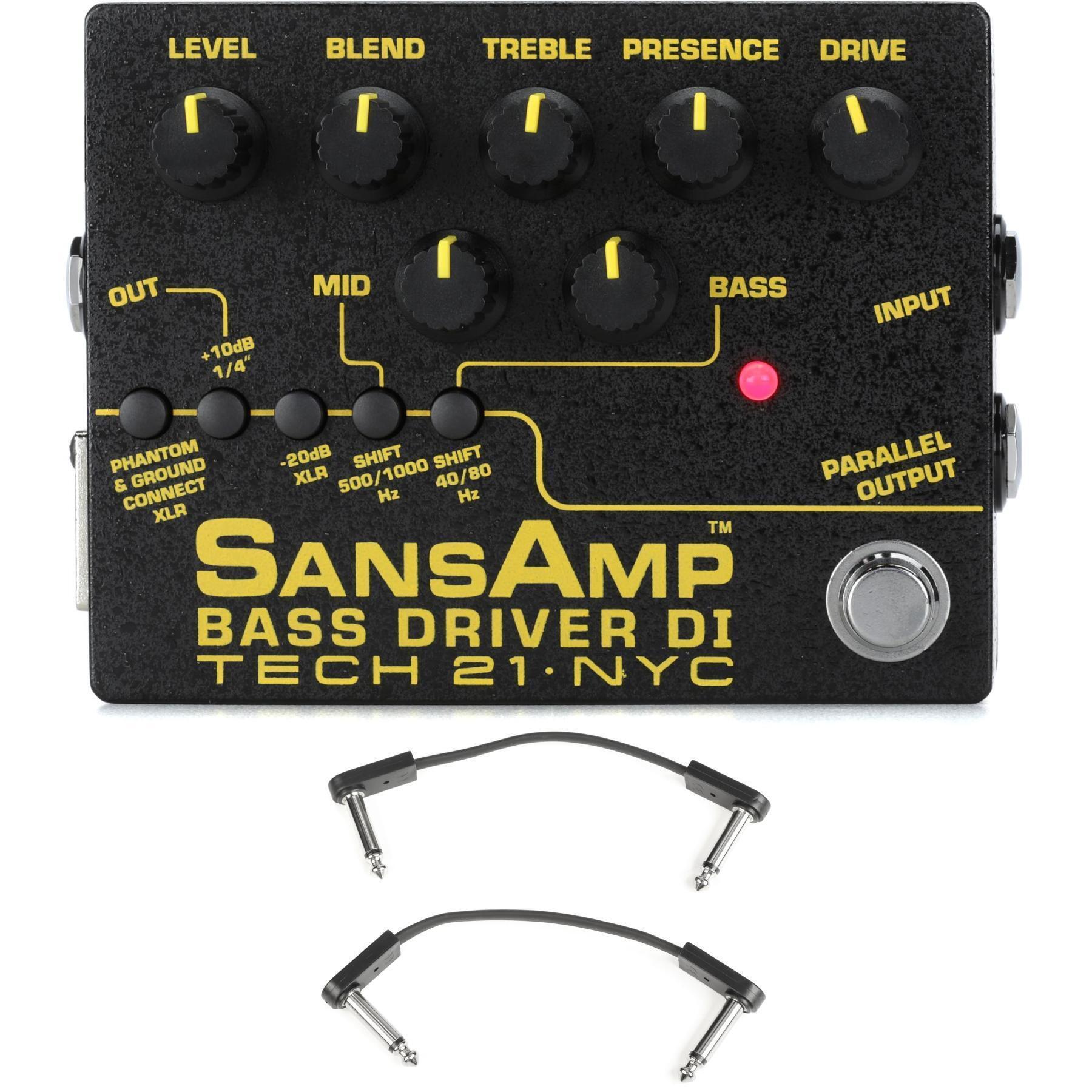 Tech 21 SansAmp Bass Driver DI V2 Pedal | Sweetwater