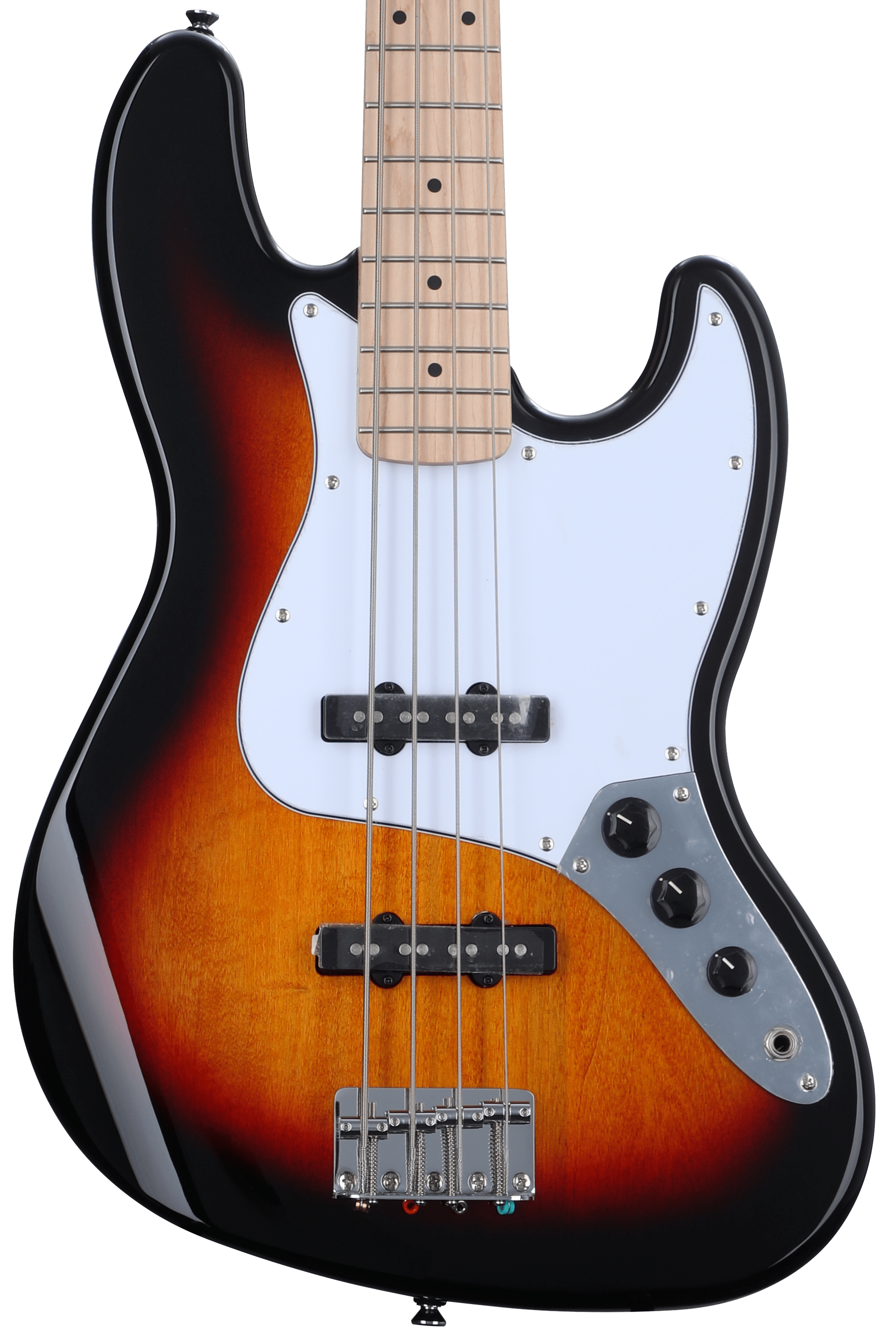 Squier Affinity Series Jazz Bass - 3-color Sunburst with Maple