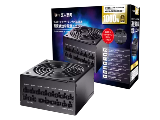 玄人志向 KRPW-GA1000W/90+ KRPW-GA - 製品詳細 | パソコンSHOPアーク