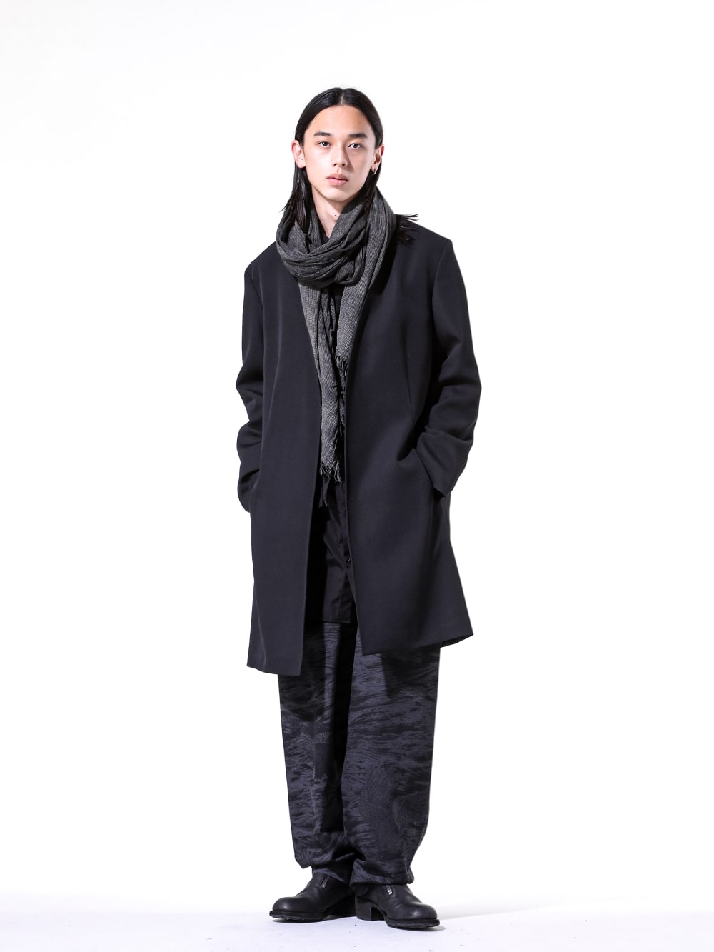 Yohji Yamamoto 2024-25AW 小物を活かした冬のロングジャケット