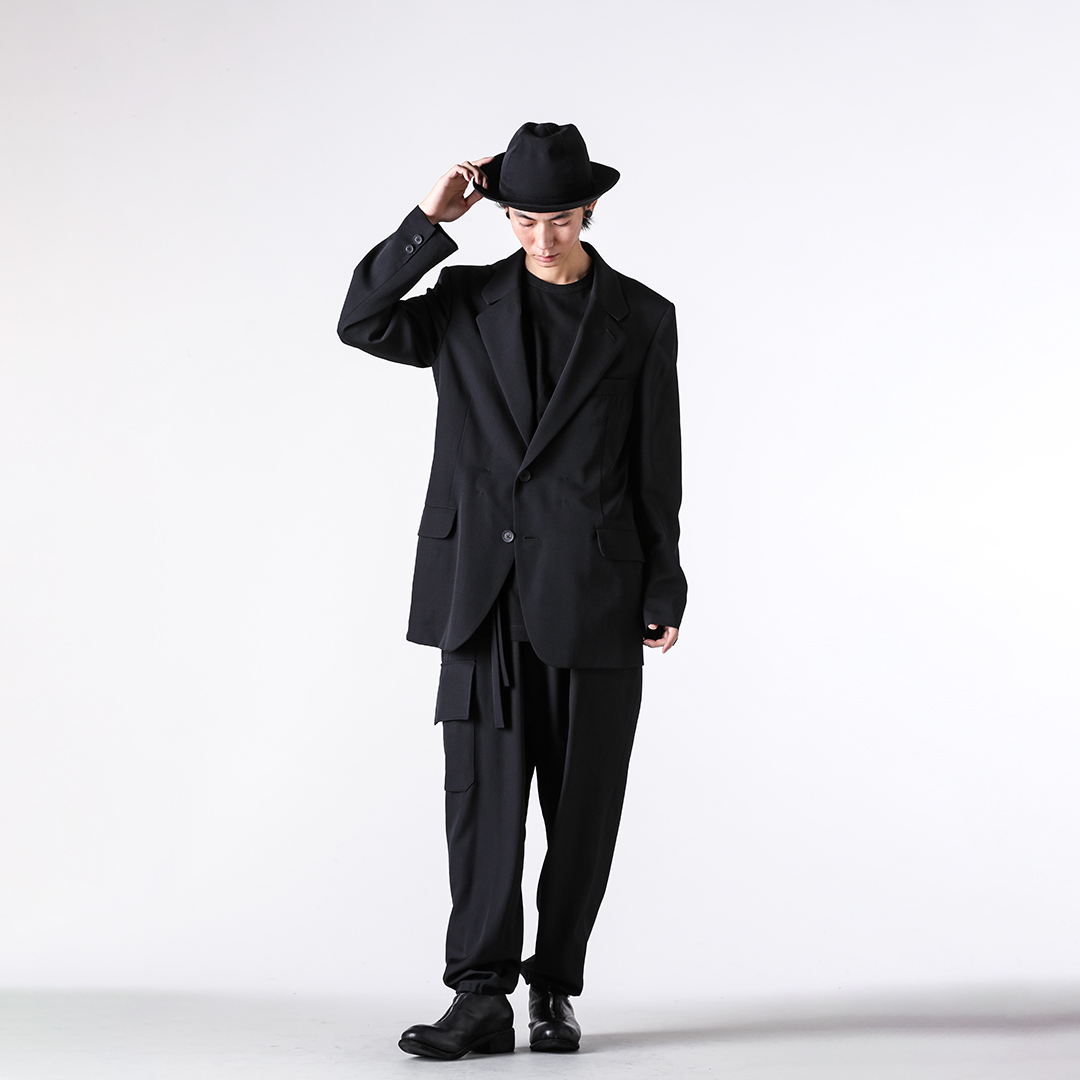 Yohji Yamamoto POUR HOMME 25-26AW Belted jacket mode style -FASCINATE