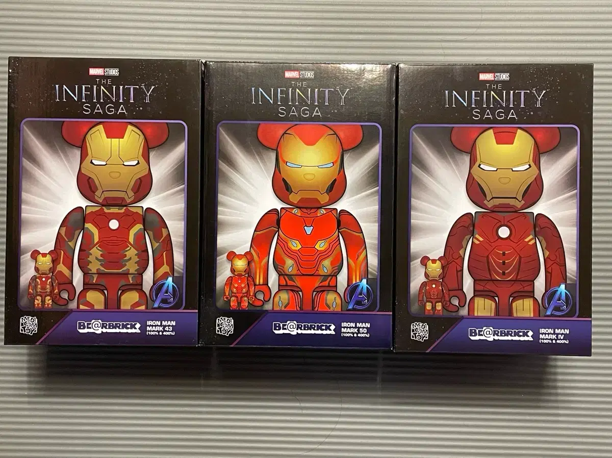 BE@RBRICK IRONMAN MARK VII DAMAGE 1000％ BE@RBRICK アイアンマン