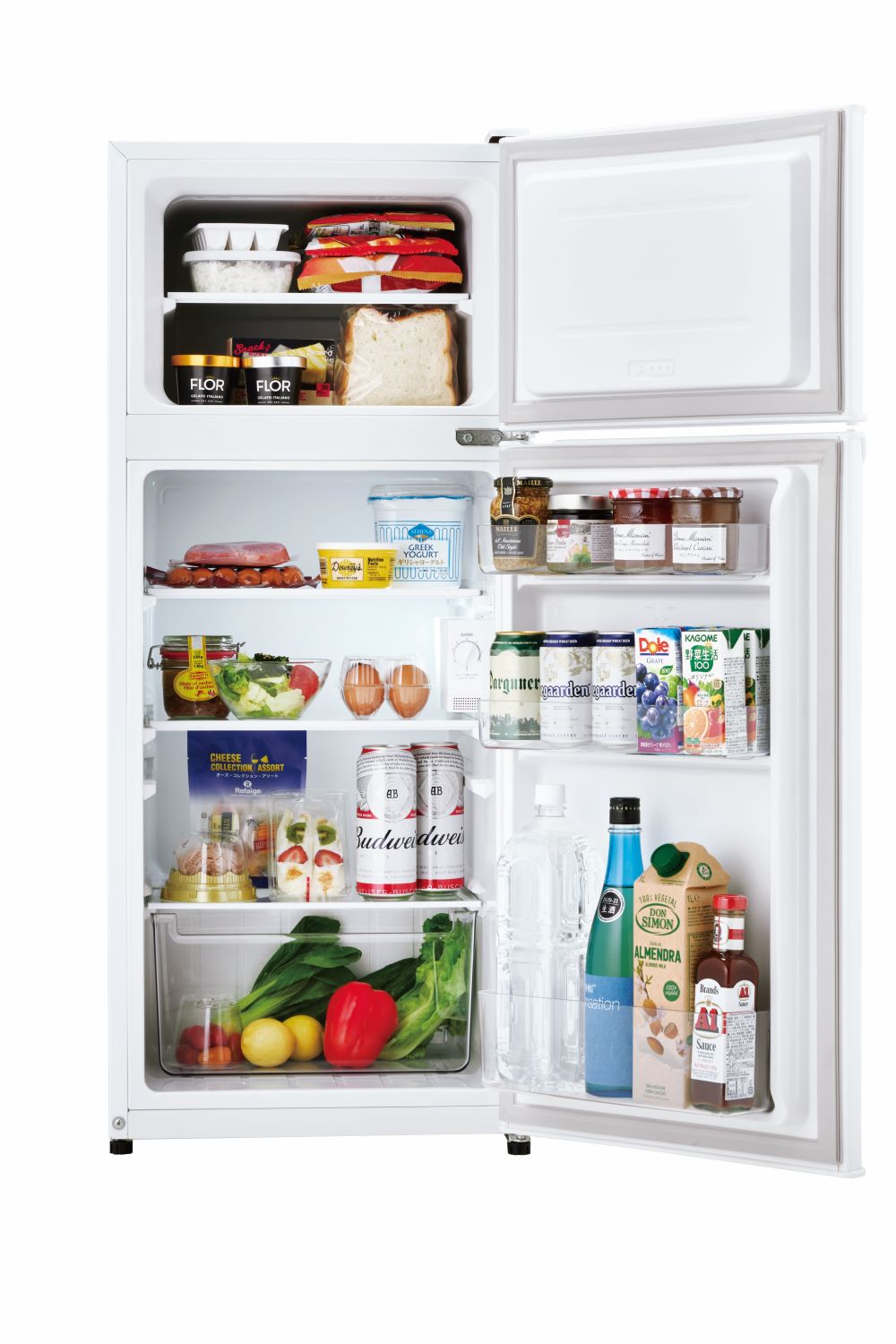 ハイアール 新生活家電Hセット 洗濯機6kgブラック・冷凍冷蔵庫120L