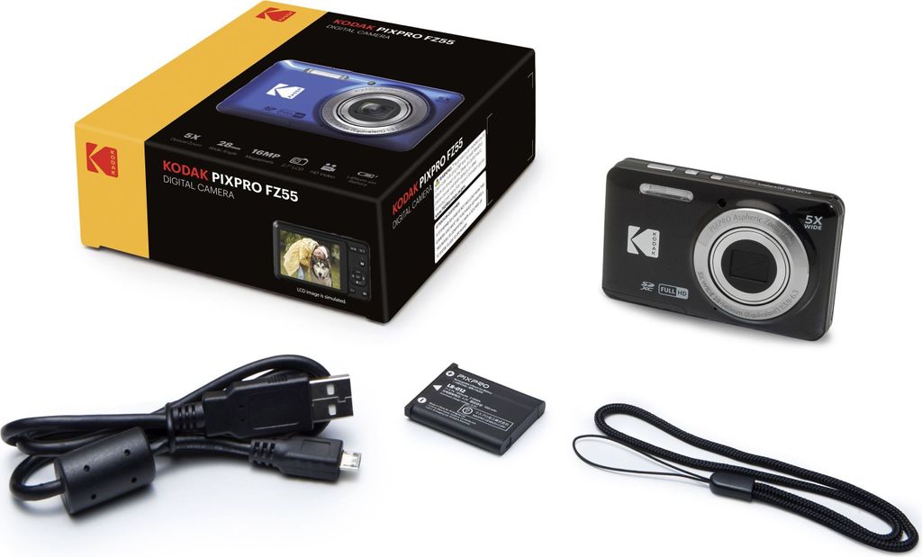 Kodak Pixpro FZ55 schwarz Digital- / Kompaktkamera