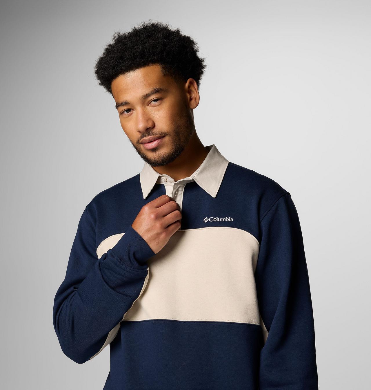 Men's Columbia Trek Long Sleeve Rugby Shirt | Columbia