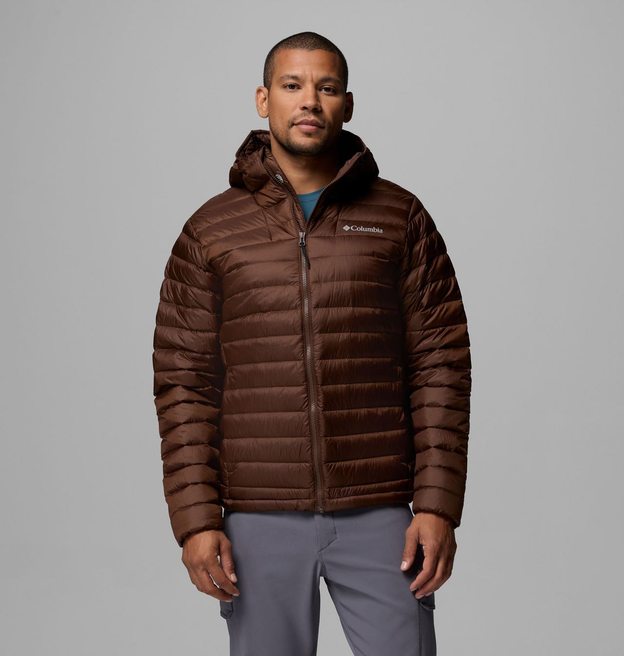 Men's Corelite Down Hooded Jacket | Columbia