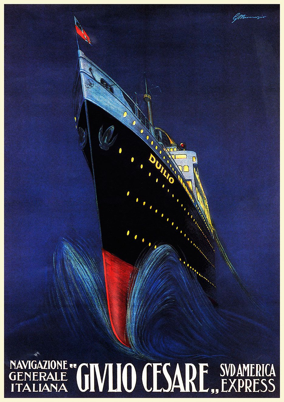 Vintage Cruise Line Posters from Cruising's Glory Days | Condé