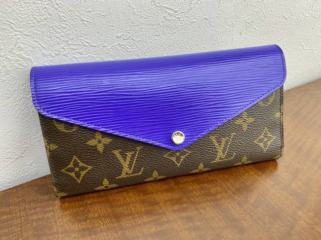 ルイヴィトンポルトフォイユマリールーロンエピモノグラム長財布
