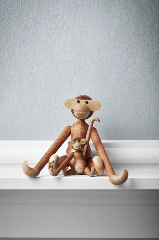 Kay Bojesen Denmark Wooden Monkey, mini, teak | Finnish Design Shop